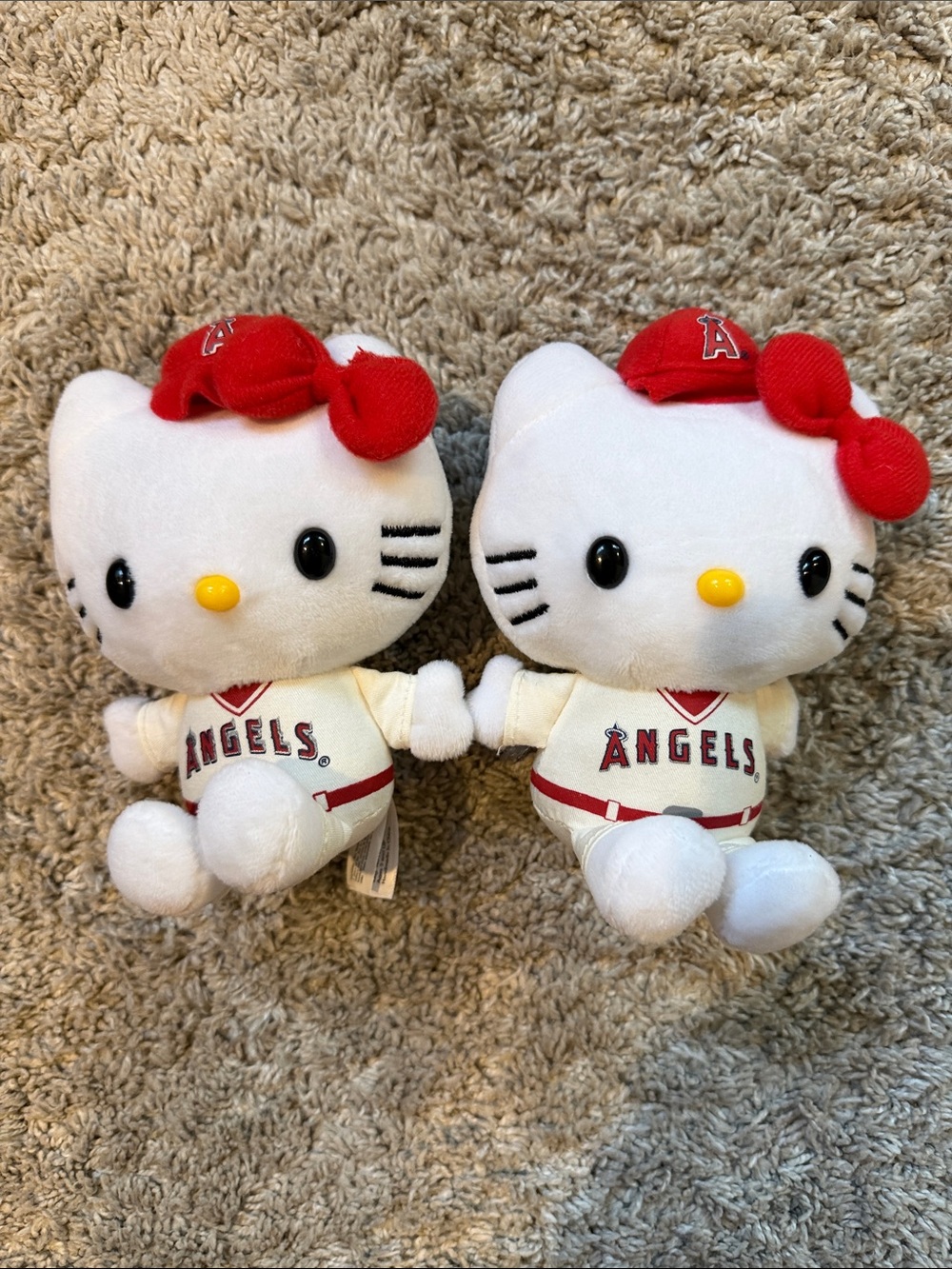 Hello Kitty Angels Plush Duo in White and Red